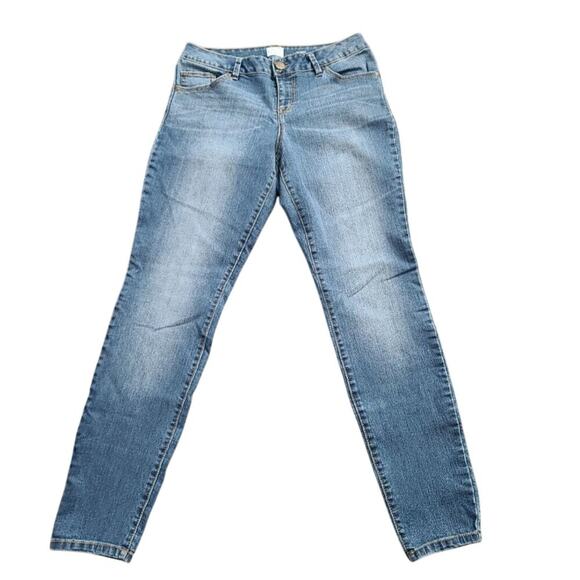 S&Co. Skinny Midrise Straight Leg Denim Jeans - Picture 4 of 5